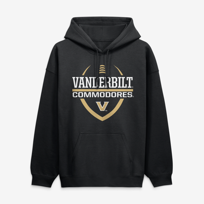  Vanderbilt Commodores Football Fan Hoodie - Black