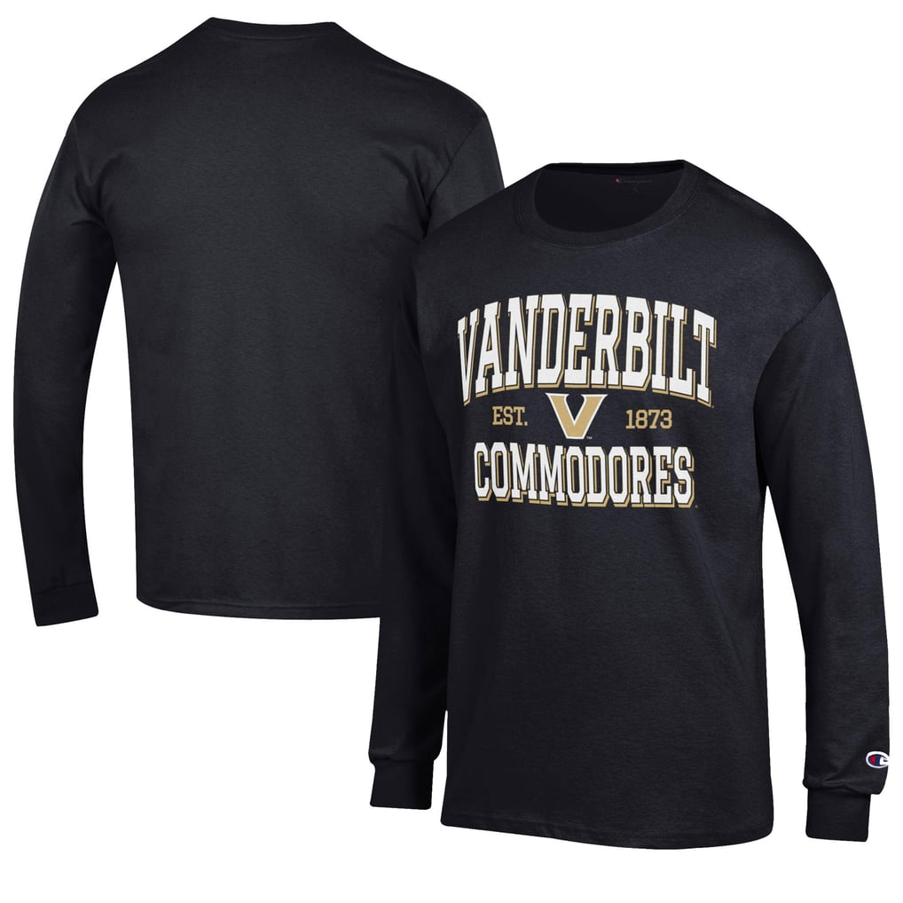 Vanderbilt Commodores Champion Jersey Long Sleeve T-Shirt - Black