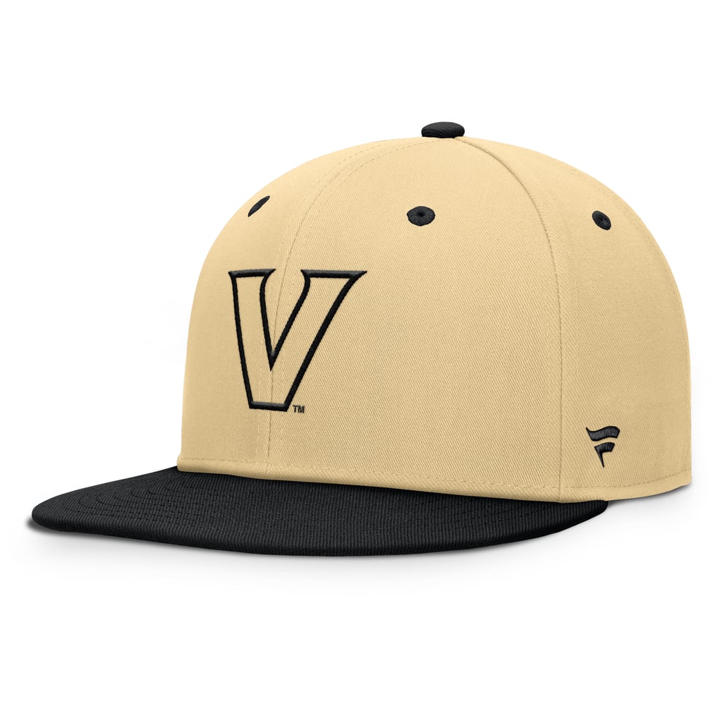 Vanderbilt Commodores Fanatics Balance Fitted Hat - Khaki/Black