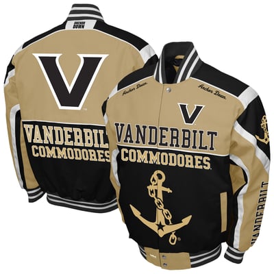 Vanderbilt Commodores Franchise Club Crush Cotton Twill Full-Snap Jacket - Gold