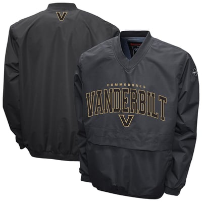 Vanderbilt Commodores Franchise Club Windshell V-Neck Jacket - Gray