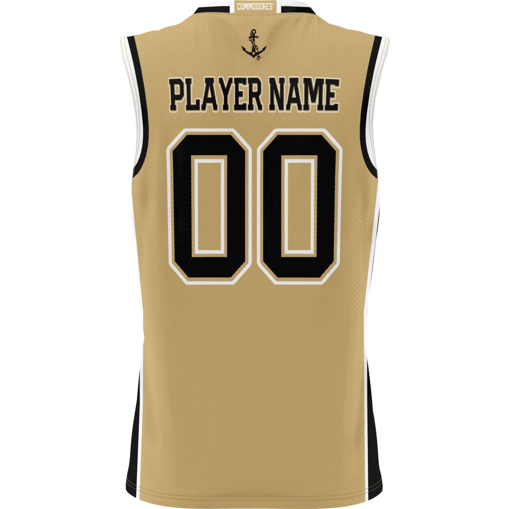  Vanderbilt Commodores GameDay Greats NIL Pick-A-Player Men's Basketball Jersey - Gold