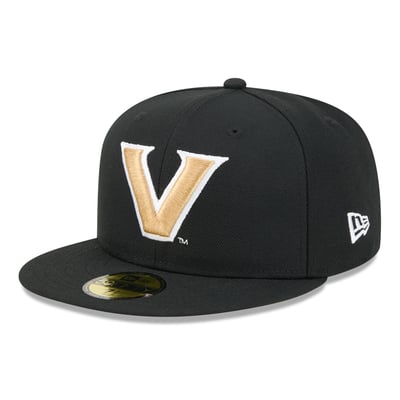 Vanderbilt Commodores New Era Core 59FIFTY Fitted Hat - Black