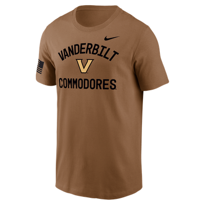 Vanderbilt Commodores Nike 2026 Military Appreciation Dri-FIT T-Shirt - Brown