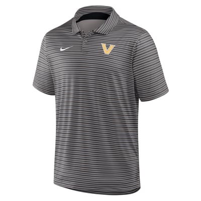 Vanderbilt Commodores Nike Dri-FIT Tour Stripe Polo - Gray