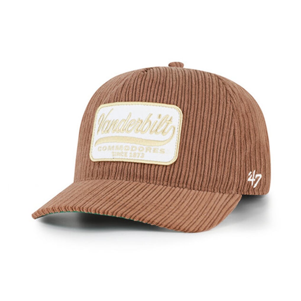 Vanderbilt Commodores '47 Unisex Corduroy Patch Hitch Adjustable Hat - Brown