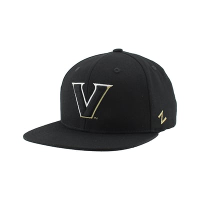  Vanderbilt Commodores Zephyr Unisex Slice 3D Z11 Snapback Hat - Black