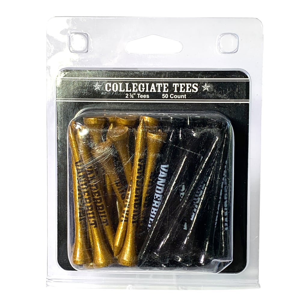 Vanderbilt Commodores 50-Pack Golf Tee Set