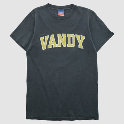 Vanderbilt Commodores Champion 2000s T-shirt - Black - S by Fanatics Real Vintage
