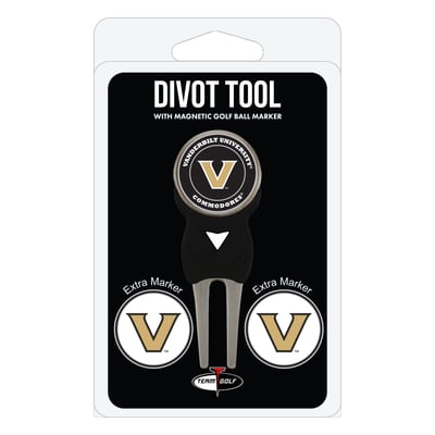 Vanderbilt Commodores Golf Divot Tool Pack with 3 Magnetic Markers
