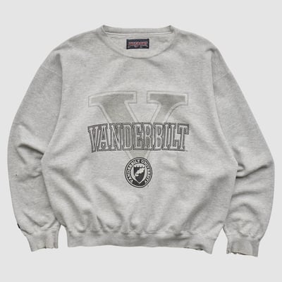 Vanderbilt Commodores Jansport 2000s Pullover Sweatshirt - Heather Gray - M by Fanatics Real Vintage