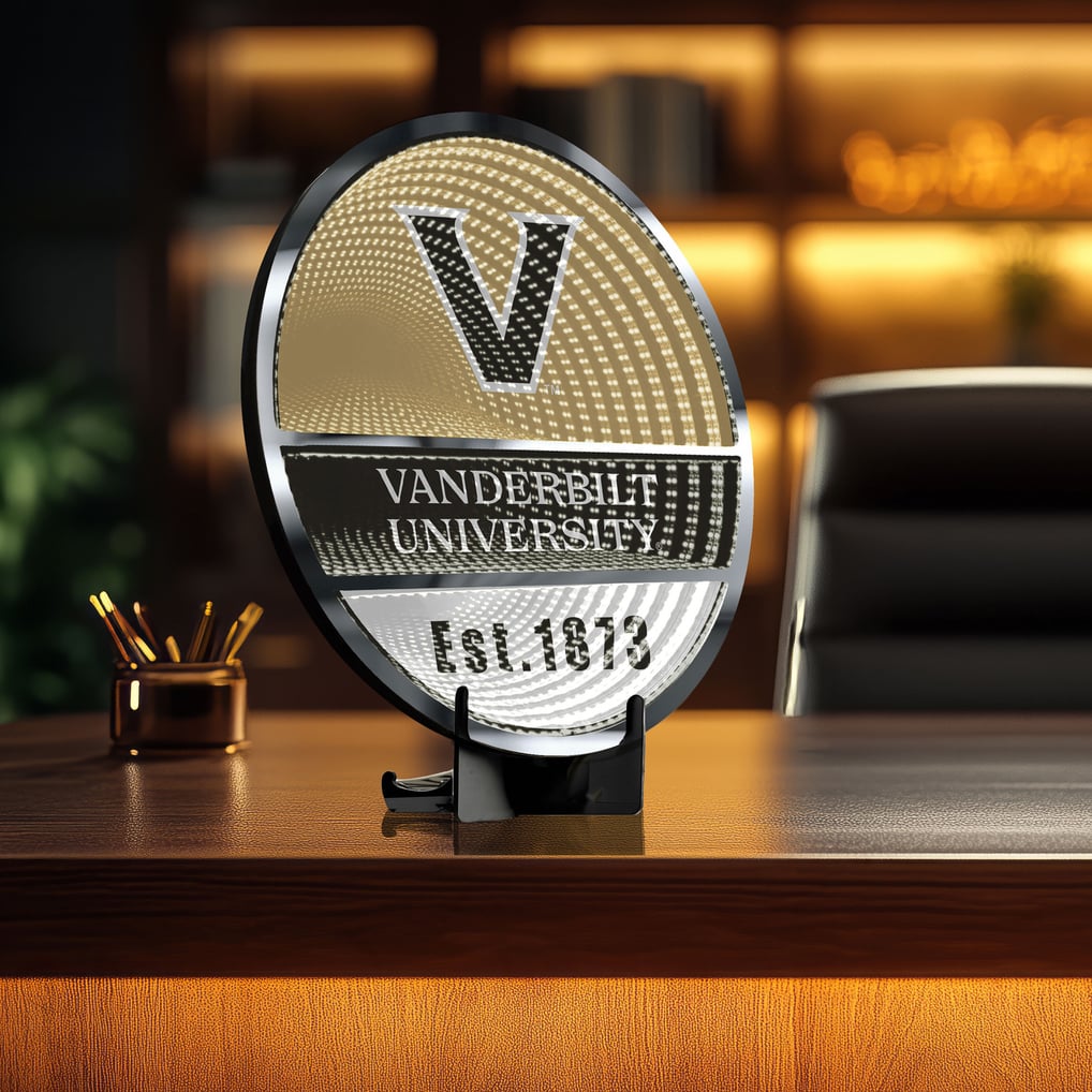 Vanderbilt Commodores Three-Cell Circular Infinity Light