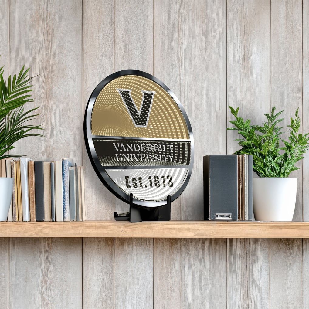 Vanderbilt Commodores Three-Cell Circular Infinity Light