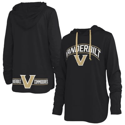 Vanderbilt Commodores Pressbox Women's Allie Long Sleeve Hooded T-Shirt - Black
