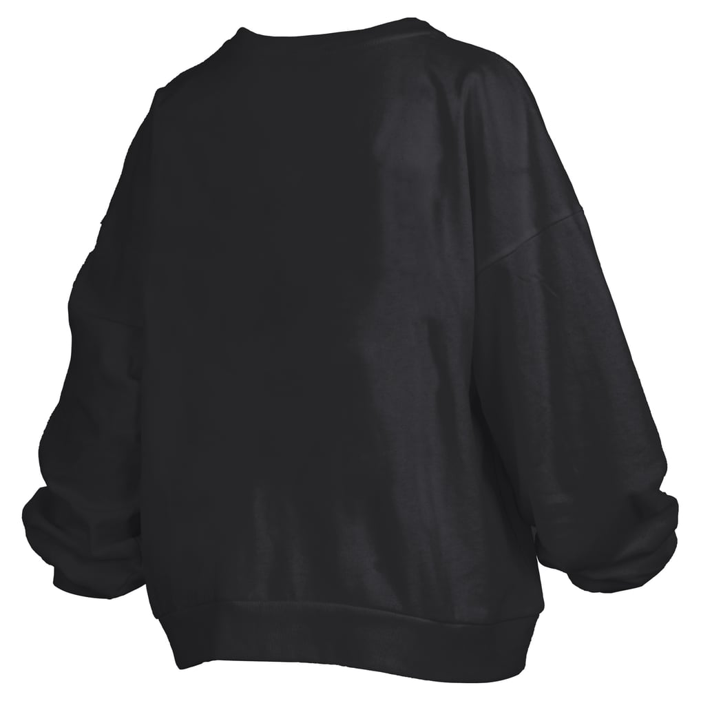 Vanderbilt Commodores Pressbox Women's Oversized Janise Arch Over Logo Fleece Sweatshirt - Black