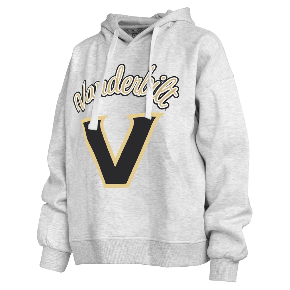  Vanderbilt Commodores Pressbox Women's Janise Pullover Hoodie - Heather Gray