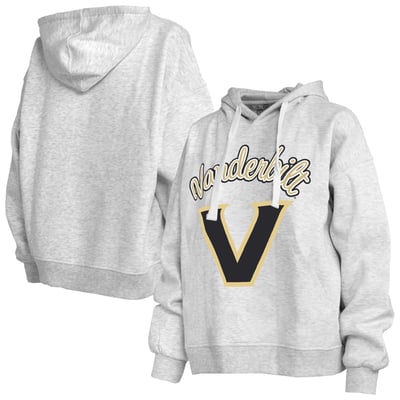  Vanderbilt Commodores Pressbox Women's Janise Pullover Hoodie - Heather Gray