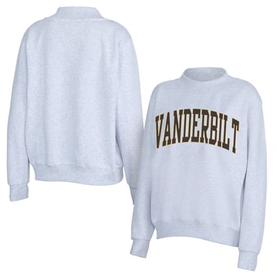 Vanderbilt Commodores ZooZatz Women's Team Arch Mock Neck Sweatshirt - Gray
