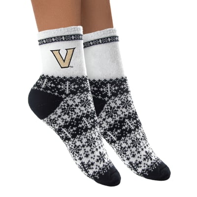 Vanderbilt Commodores ZooZatz Women's Holiday Quarter-Length Socks
