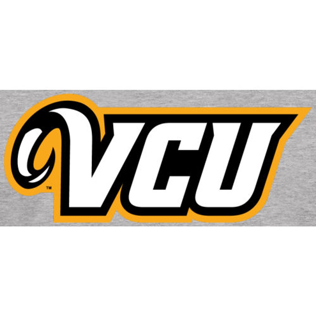 VCU Rams Primary Logo Long Sleeve T-Shirt - Ash