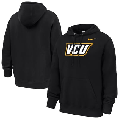 VCU Rams Nike Club Fleece Hoodie - Black