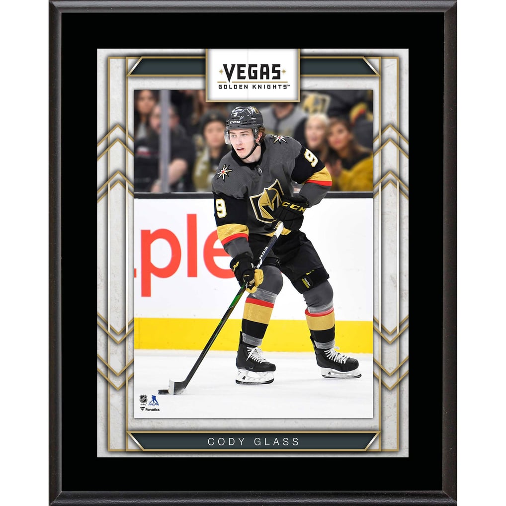 Cody Glass Vegas Golden Knights Fanatics Authentic 10.5" x 13" Sublimated Player Plaque