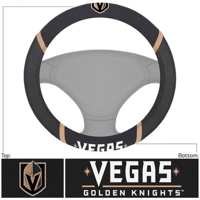 Vegas Golden Knights Logo Brands Steering Wheel Cover
