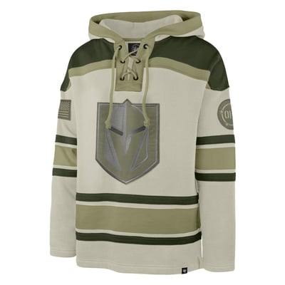 Vegas Golden Knights '47 OHT Military Appreciation Lacer Hoodie - Beige
