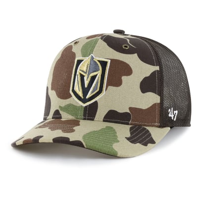 Vegas Golden Knights Carhartt x '47 Adjustable Trucker Hat - Duck Camo