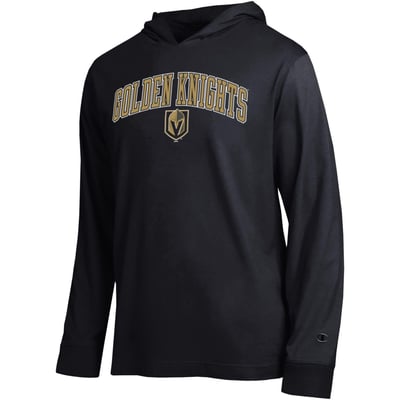 Vegas Golden Knights Champion All-Star Lightweight Hooded Long Sleeve T-Shirt - Black