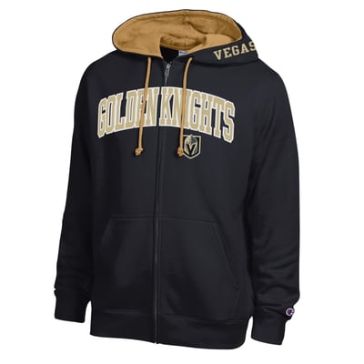  Vegas Golden Knights Champion Full-Zip Hoodie - Black