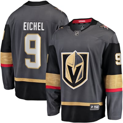 Jack Eichel Vegas Golden Knights Fanatics  Breakaway Jersey - Gray