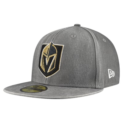 Vegas Golden Knights New Era Washed 59FIFTY Fitted Hat - Charcoal
