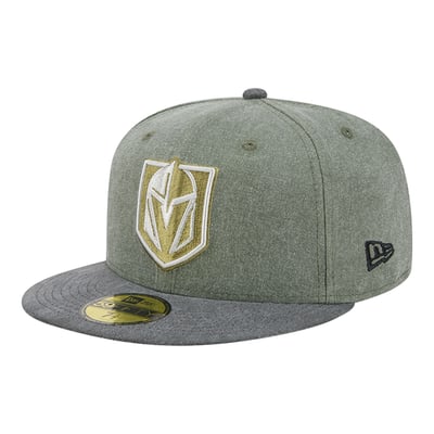 Vegas Golden Knights New Era Roll Call 59FIFTY Fitted Hat - Olive/Black