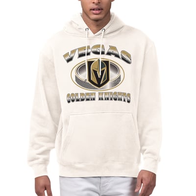  Vegas Golden Knights Starter Face Off Fleece Hoodie - Cream