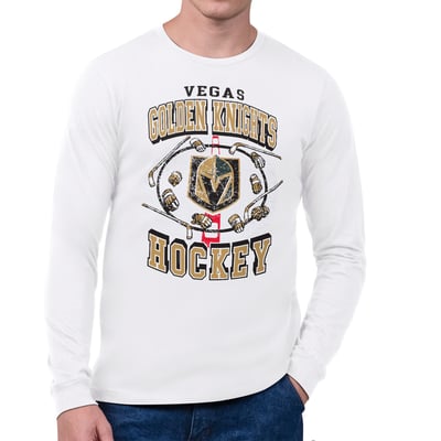 Vegas Golden Knights Starter Tilly Long-Sleeve T-Shirt - White