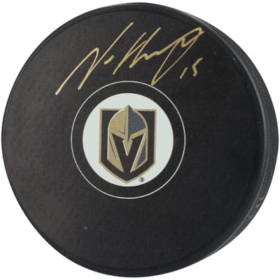 Noah Hanifin Vegas Golden Knights Autographed Fanatics Authentic Hockey Puck