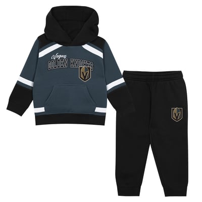 Vegas Golden Knights Outerstuff Preschool Ice Explorer Hoodie & Pants Set - Charcoal/Black