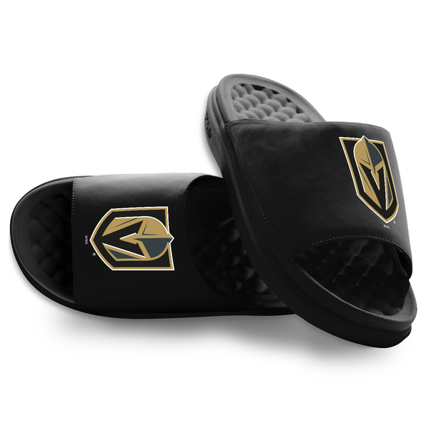 Vegas Golden Knights Black & Gold Slide Sandals Vegas Golden Knights - ISlide main image 3