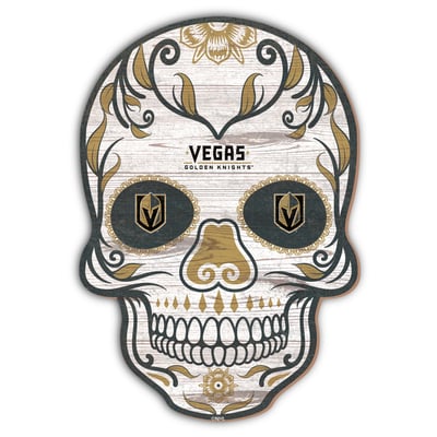 Vegas Golden Knights 12'' Sugar Skull Sign