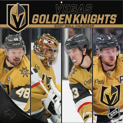 Vegas Golden Knights 2027 12” x 12” Team Wall Calendar