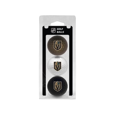 Vegas Golden Knights 3-Pack Multi-Colored Team Golf Ball Set