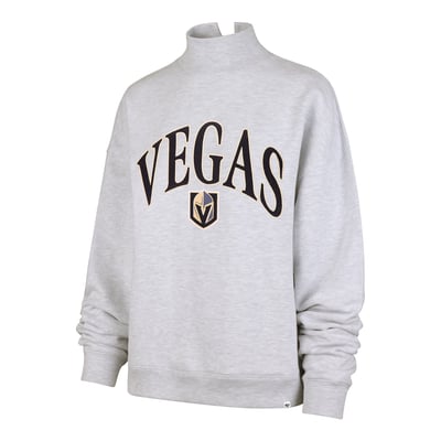 Vegas Golden Knights '47 Women's Vantage Mock Neck Fleece Sweatshirt - Gray