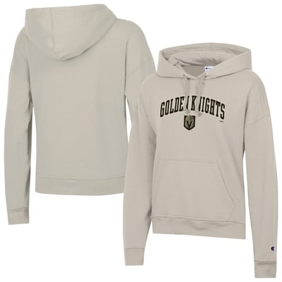 Vegas Golden Knights Champion Women's  Arch Logo Hoodie - Oatmeal