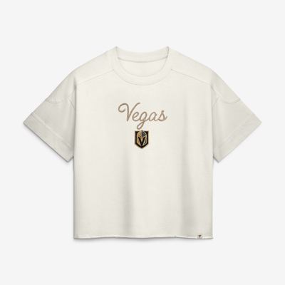  Vegas Golden Knights Fanatics Women's Chainstitch Fashion Top - Cream