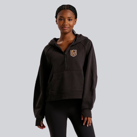 Vegas Golden Knights lululemon Women's Scuba Oversized Half-Zip Hoodie - Black