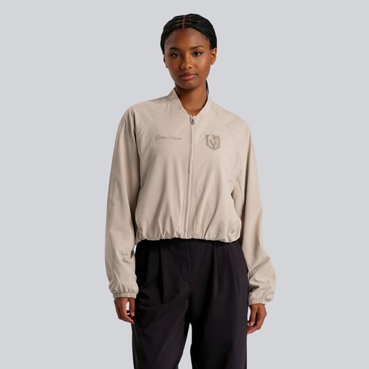 Vegas Golden Knights lululemon Women's Breezily Bomber Jacket - Downtown Tan