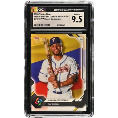 Willson Contreras Venezuela Baseball 2026 Topps Now #VEN07 CGC Authenticated 9.5 Card 