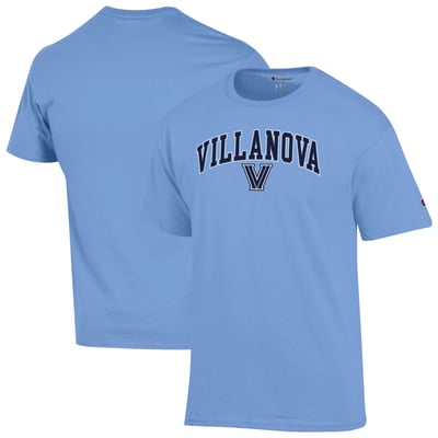 Villanova Wildcats Champion Arch Logo T-Shirt - Light Blue