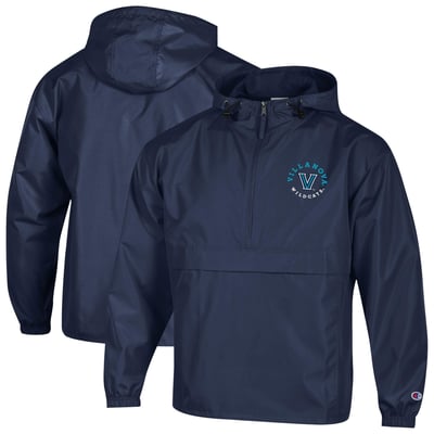  Villanova Wildcats Champion Embroidered Packable Jacket - Navy